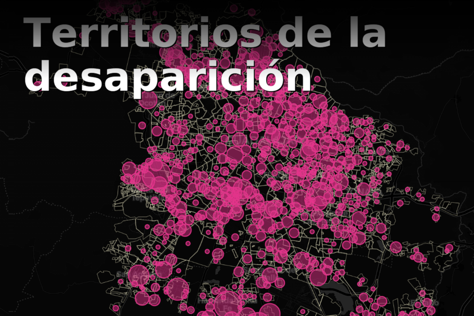 Territorios de la Desaparición: cartografía de la crisis de desapariciones